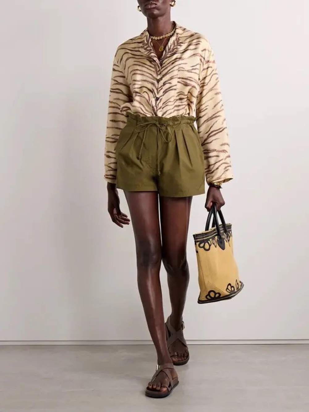 NWT Ulla Johnson Camryn Short in Militaire